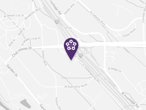 Map of the Amare headquarters in Lehi, Utah