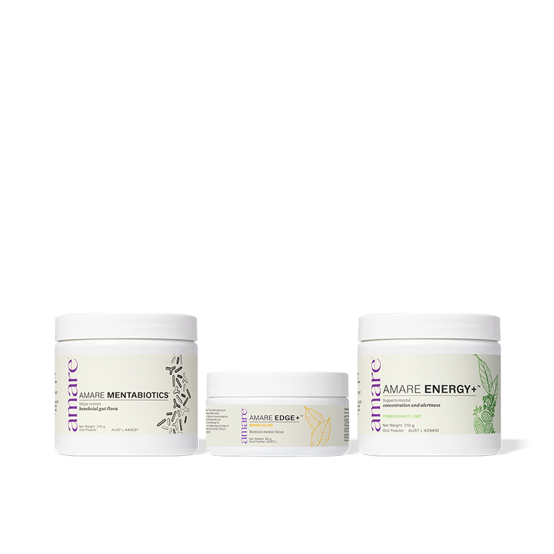 Amare Happy Juice™ Pack (Edge+ Mango, Energy PL) — image from the Australian Amare catalogue