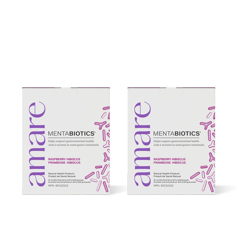 MentaBiotics Framboise Hibiscus Ensemble de 2