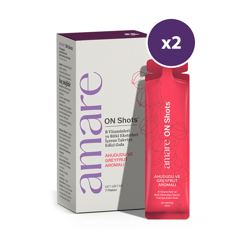 Amare Global ON Shots 2'li Paket Türkiye resmî ürün görseli